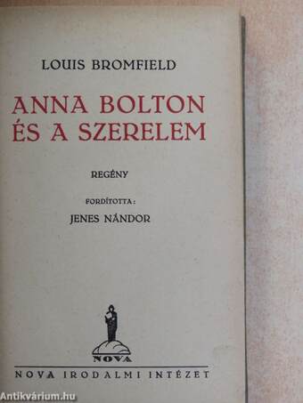 Anna Bolton és a szerelem