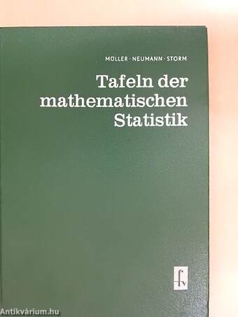 Tafeln der mathematischen Statistik