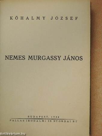 Nemes Murgassy János