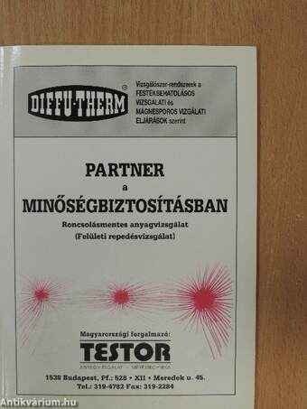 Diffu-Therm - Partner a minőségbiztosításban