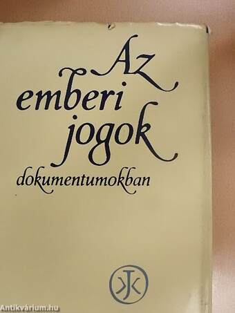 Az emberi jogok dokumentumokban