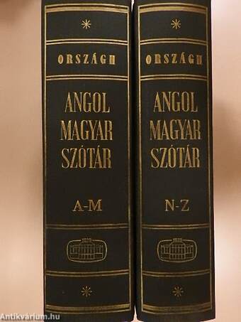 Angol-magyar szótár I-II.