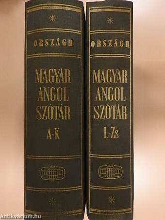 Magyar-angol szótár I-II.