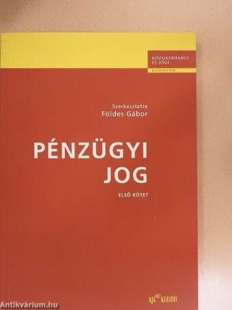 Pénzügyi jog 1.