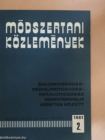 Módszertani közlemények 1981/2.