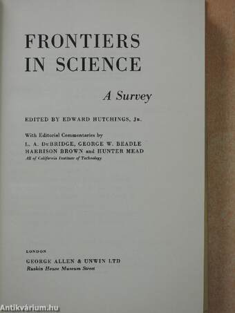 Frontiers in Science