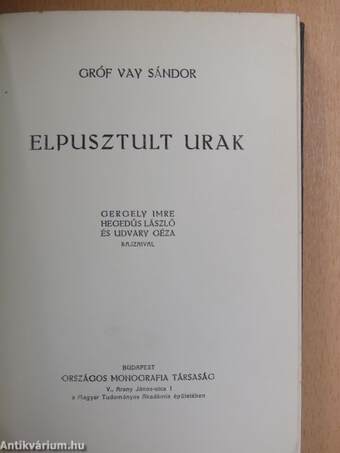 Elpusztult urak