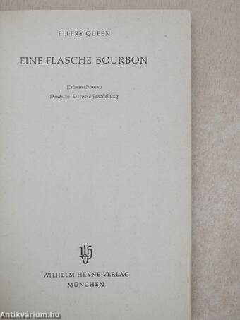 Eine Flasche Bourbon