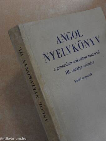 Angol nyelvkönyv III.