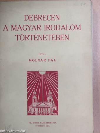 Debrecen a magyar irodalom történetében