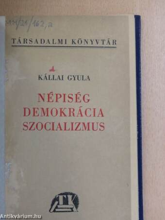 Népiség-demokrácia-szocializmus 
