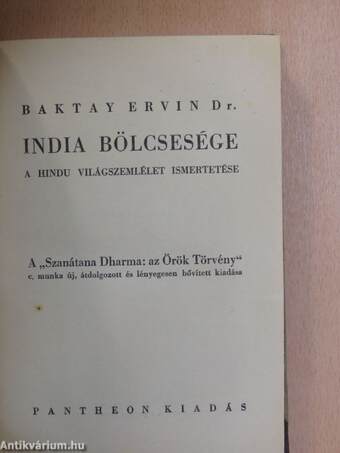 India bölcsesége