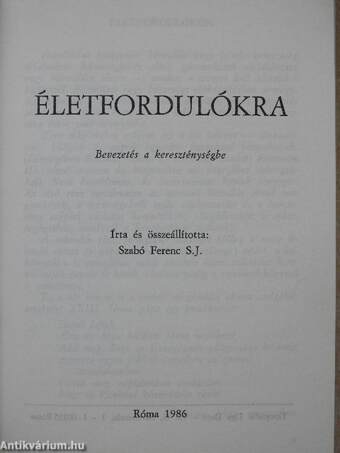 Életfordulókra