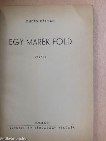 Egy marék föld