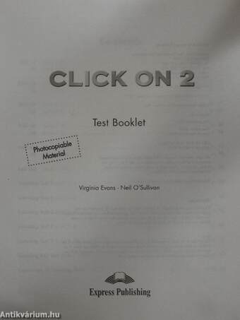 Click On 2 - Test Booklet