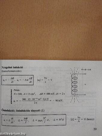 Elektrotechnika képletgyűjtemény