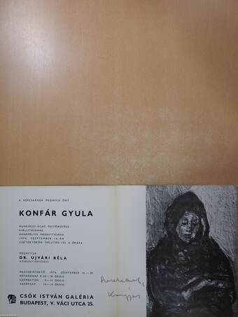 Konfár Gyula (dedikált példány)