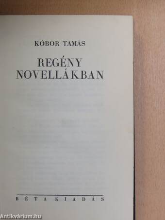 Regény novellákban