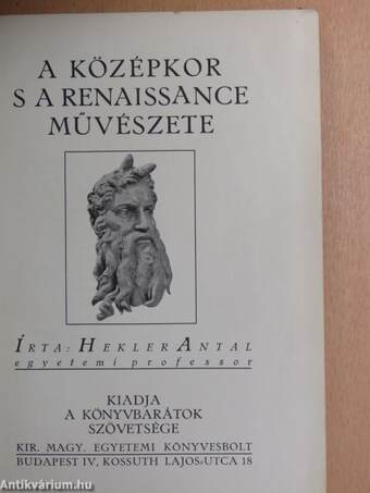 A középkor s a renaissance művészete