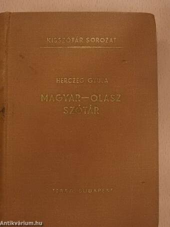 Magyar-olasz szótár