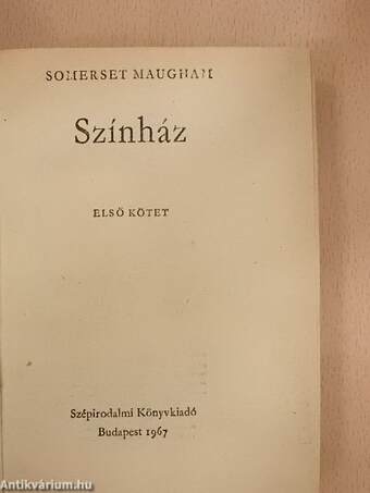 Színház I-II.