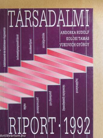 Társadalmi riport 1992