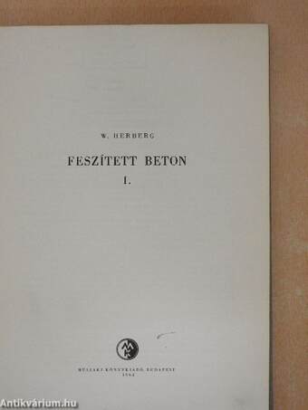 Feszített beton I-II.