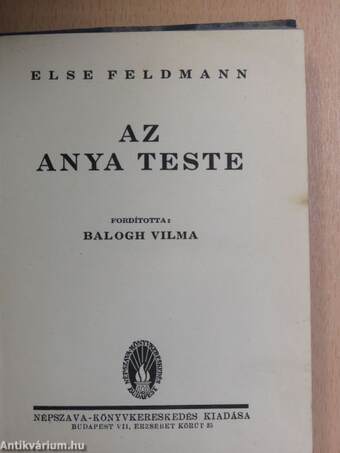 Az anya teste