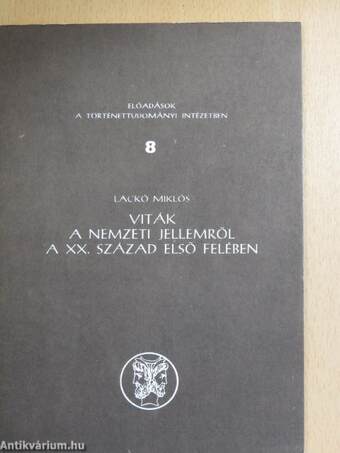 Viták a nemzeti jellemről a XX. század első felében