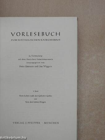 Vorlesebuch zum Katholischen Katechismus 3