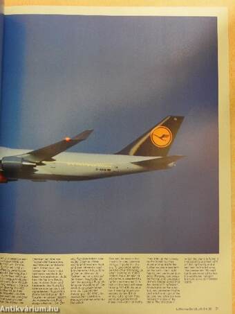 Lufthansa Bordbuch/Logbook März/April, March/April 1990