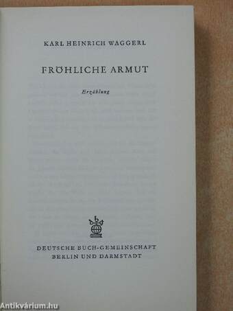 Fröhliche Armut