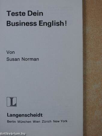 Teste Dein Business English!