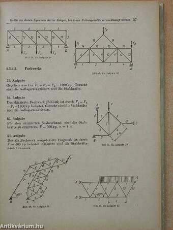 Aufgabensammlung zur Technischen Mechanik