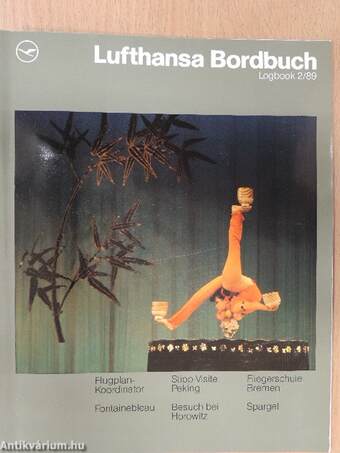 Lufthansa Bordbuch/Logbook März/April, March/April 1989