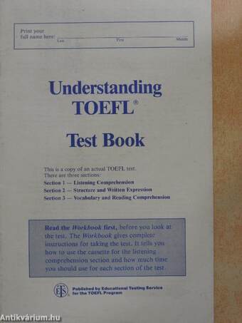 Understanding TOEFL - Test Book