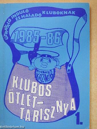 Klubos ötlettarisznya 1985-86 