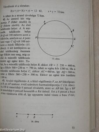 Matematika feladatok-ötletek-megoldások I-II.