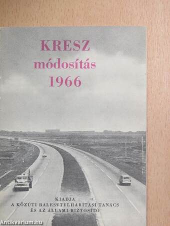 Kresz módosítás 1966