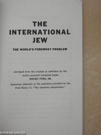 The International Jew