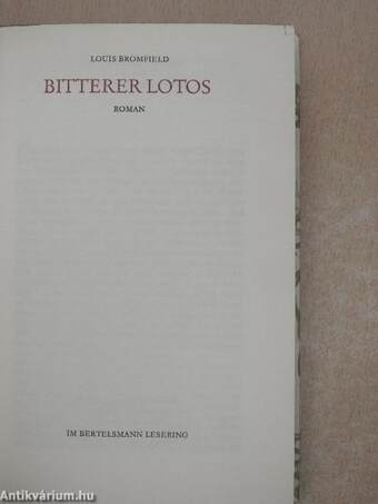 Bitterer Lotos