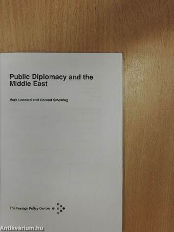 Public Diplomacy and the Middle East