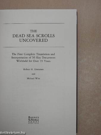 The Dead Sea Scrolls Uncovered