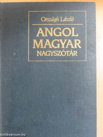 Angol-magyar szótár I-II.