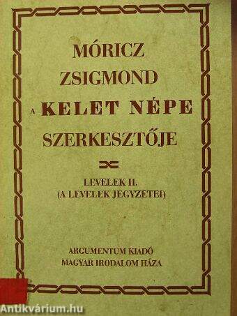 Móricz Zsigmond, a Kelet Népe szerkesztője