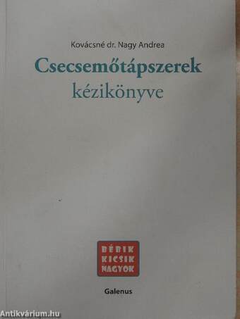 Csecsemőtápszerek kézikönyve