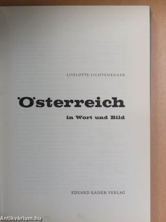 Österreich in Wort und Bild