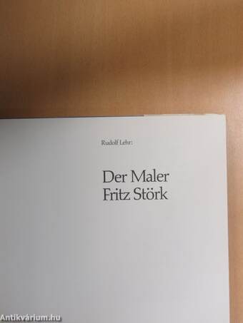 Der Maler Fritz Störk