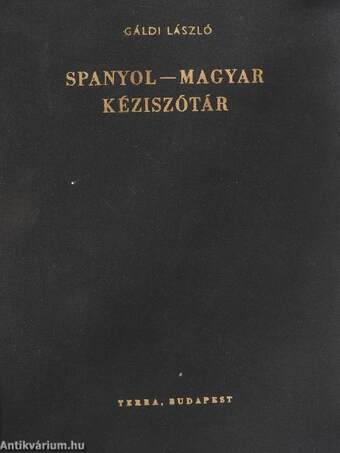 Spanyol-magyar kéziszótár