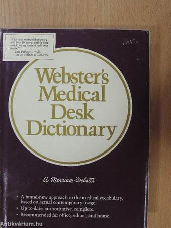 Webster's Medical Desk Dictionary